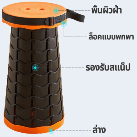 เก้าอี้อเนกประสงค์ THAI SUN SPORT รุ่น CP0009-RD สีแดง_1